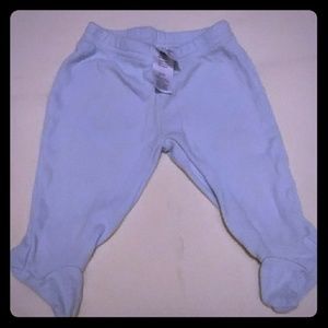 Light blue footie pants